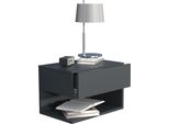 Comodino Usal Antracite A. 30 X L. 45 X P. 32 Cm