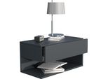 Comodino Usal Antracite A. 30 X L. 60 X P. 32 Cm