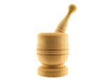 Set Di Mortaio E Pestello, Pestello Per Aglio In Legno Realizzato Al 100% In Bambù, Adatto Per Aglio, Peperoncino, Zenzero, Arachidi, Noci