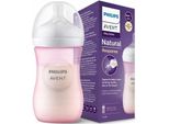 Philips Avent Natural Response Biberon 260Ml 1M+ Rosa