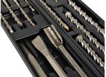 Set Di Punte 5 - 20 Mm E Set Di Scalpelli, 12 Pezzi Sds-Plus, A Punta, Piatti, Sgorbie