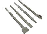 Set Di Scalpelli Sds-Plus 250 Mm, A Punta, Piatti, A Vanga, A Sgorbia