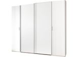 SchwebetüRenschrank Wimex "Lotto", Weiß, B:225Cm H:210Cm T:65Cm, SchräNke, SchwebetüRenschrank
