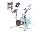 Jasport Smart Speedbike S3, Cyclette Silenziosa, Freno Magnetico, App Con Corsi, Compatibile Con Kinomap & Zwift, Include Fascia Cardio