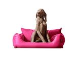 Tierlando NEMO Hundebett Hundesofa S M L Hundekorb Katzenbett 65 80 100cm pink 65 cm, 20 cm, 50 cm
