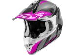 Kappa KV49 Evo Grande Casco Motocross Titanio Rosa Opaco Taglia Xl