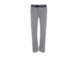 Tom Tailor Damen Pyjamahose Mit Streifenmuster, Blau, Gestreift, Gr. 44