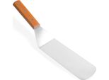 Spatola Xxl In Acciaio Inox | Girarrosto Con Manico In Legno | Spatola Per Arrosti - Paletta Per Padelle | Girarrosto | Spatola Per Grigliate | Spatola Per Grigliate Bbq | Raschietto Da Cucina | Girarrosto Per Hamburger