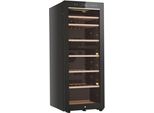 HAIER Weinkühlschrank HWS77GDAU1, G (A-G), schwarz, B:49,7cm H:127cm T:58,5cm, Weinkühlschränke