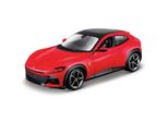 Bburago 18-26030 - Modellino Auto - Ferrari Purosangue (Rosso, Scala 1:24) Modellino Auto