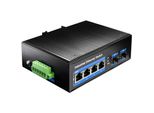 Cudy IG1004S2P Switch Di Rete Non Gestito Gigabit Ethernet (10/100/1000) Power Over Ethernet (Poe) Nero (IG1004S2P)