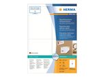 Herma Movables - Etichette Autoadesive - Bianco - 99,1 X 139 Mm - 400 Pezzi (100 Fogli X 4) (10313)