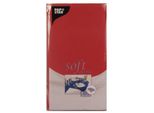 Papstar Tischdecke "Soft Selection"", Rot"
