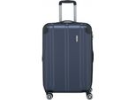 Travelite Carrello City 4W Trolley Expandable Marine Blu