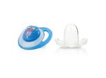 Nuby Succhietto Per Massaggi Ortodontici In Silicone 0-6M Incandescente