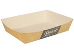 Papstar Vassoi Per Snack In Cartone Puro 5 X 20 Cm Good Food 50 Pezzi
