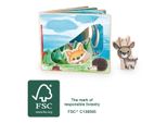 Small Foot - Bosco Di Libri Illustrati In Legno Con 2 Figure Di Gioco