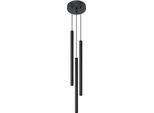 Lampada A Sospensione Pastelo 3P Nero 3Xg9 8W Acciaio 90X20X20Cm Sollux Lighting