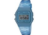 Casio F-91WS-2EF Casio Collection Orologio Da Donna Orologio Da Donna Data Allarme Blu