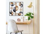 Wallity, Metal Art My World, Decorazione Da Parete, Multicolore, Metallo, 55 X 55 X 5 Cm