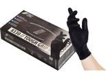 Nitras® 8330 Nitras® Unisex Einmalhandschuhe Tough Grip N Schwarz GrößE M 50 St.