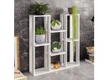 Skye Decor, Nevada - Bianco, Mensole, Scaffale Multiuso, Bianco, 89,6 X 93,2 X 21,9 Cm