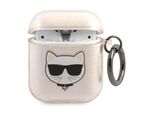 Karl Lagerfeld Kla2Uchgd Airpods 1/2 Cover ZłOty/Oro Glitter Choupette
