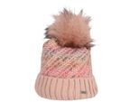 Faera Cappello Invernale Caldamente Foderato Con Pelliccia Sintetica Bobble Hat Fodera In Pile Cappello Invernale Lavorato A Maglia Beanie Hat Donna Uomo Taglia Unica 620042 Rosa