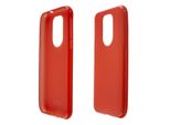 Caseroxx Cover Protettiva In Tpu Compatibile Con Emporia Smart 5, Custodia In Gomma Per Cellulare Rossa