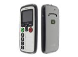 Caseroxx Cover Protettiva In Tpu Compatibile Con Doro Secure 580 / 580IUP, Custodia In Gomma Per Cellulare Bianco-Trasparente
