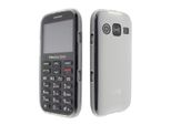 Caseroxx Cover Protettiva In Tpu Compatibile Con Doro 366, Custodia In Gomma Per Cellulare Bianco-Trasparente
