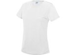 Just Cool JC005 | Maglietta Sportiva Girlie Cool + Wrap Certificata - Colore: Bianco Artico - Taglia: Xxl