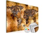 Quadro Non Tessuto In Sughero - Tonalità Oro 90X60 Cm Carte K-A-0050-P-F