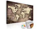 Quadro In Sughero Non Tessuto - Mondo Prezioso 60X40 Cm Carte K-A-0064-P-C
