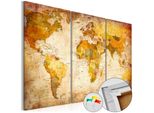 Quadro In Sughero Non Tessuto - Antique Travel 60X40 Cm Carte K-B-0020-P-A