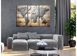 Vliesstoff Korkbild - Porte Del Mondo 120X80 Cm Karten K-C-0011-P-E