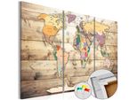 Quadro In Sughero Non Tessuto - Mappa Dei Sogni 120X80 Cm Mappe K-C-0035-P-F