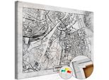 Quadro In Sughero Non Tessuto - Copenhagen Plan 120X80 Cm Cities K-C-0141-P-A