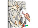 Tessuto Non Tessuto Pittura Per Numeri - Medusa 40X60 Cm Persone N-A-0277-E-A