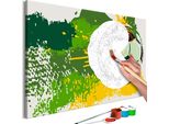 Tessuto Non Tessuto Pittura Con I Numeri - Emozioni Del Calcio 60X40 Cm Per Bambini N-A-0543-E-A