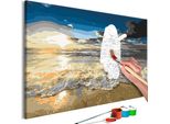 Tessuto Non Tessuto Painting By Numbers - Blinding Sun 60X40 Cm Landscapes N-A-0723-E-A
