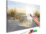 Tessuto Non Tessuto Painting By Numbers - On Dunes 60X40 Cm Landscapes N-A-0750-E-A
