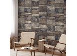 Vlies Tapete - Nuvole Di Pietra 50X1000 Cm Muster F-A-0210-J-C