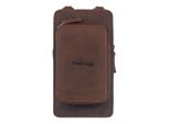 Greenland Nature Pelle Borsa Per Cellulare Portafoglio Montenegro Phone Bag / Wallet Brown Marrone