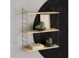 Skye Decor, Armoni 3'Lü - Oak, Mensole Da Parete, Rovere, 72 X 85 X 20 Cm