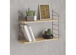 Skye Decor, Armoni 2'Li - Rovere, Mensole Da Parete, Rovere, 72 X 58 X 20 Cm