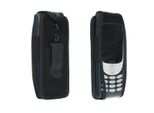Caseroxx Custodia In Pelle Con Clip Da Cintura Compatibile Con Nokia 8210 4G In Vera Pelle, Custodia Con Clip Da Cintura E Finestra Di Visualizzazione In Nero