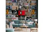 Vlies Tapete - Banksy - Collage 50X1000 Cm Streetart F-A-0237-J-B