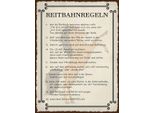Vianmo Insegna In Legno 40X30 Cm Reitbahnregeln Wer Reithalle