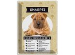 Vianmo Insegna Di Latta 40X30 Cm Sharpei Eigentumsrechte